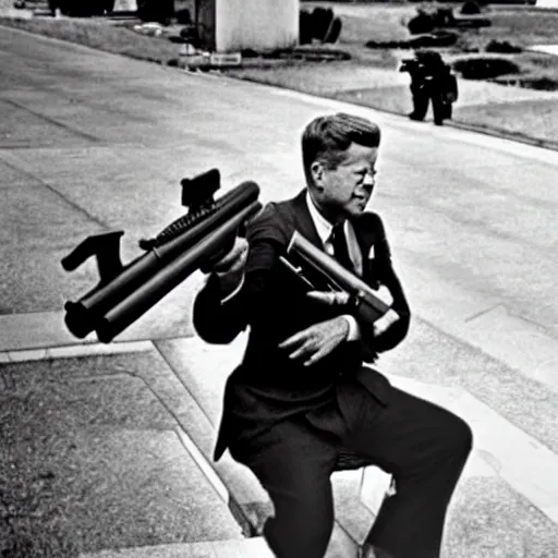 Image similar to jfk firing an m 2 4 9