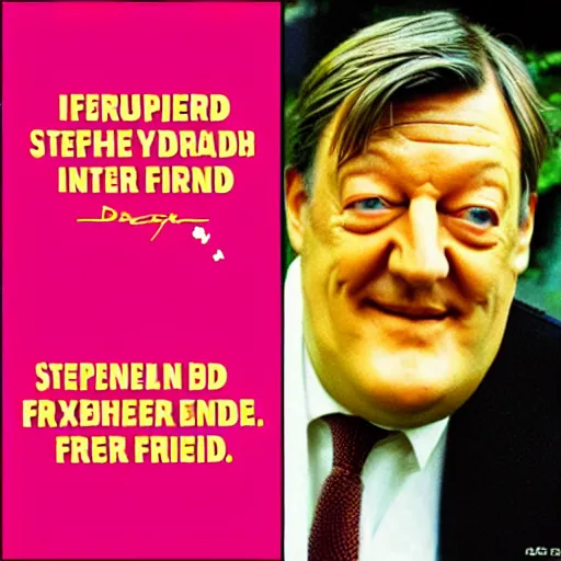 Image similar to ( ( stephen fry ) ) is [ made of ] [ french fries ] hybrid intercross mix