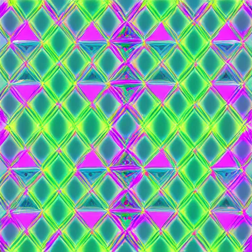 Image similar to vector lines of geometric storefront light green, light blue, light yellow, light purple, digital art