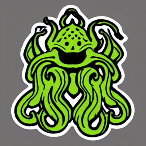 Image similar to stickers, Cthulhu