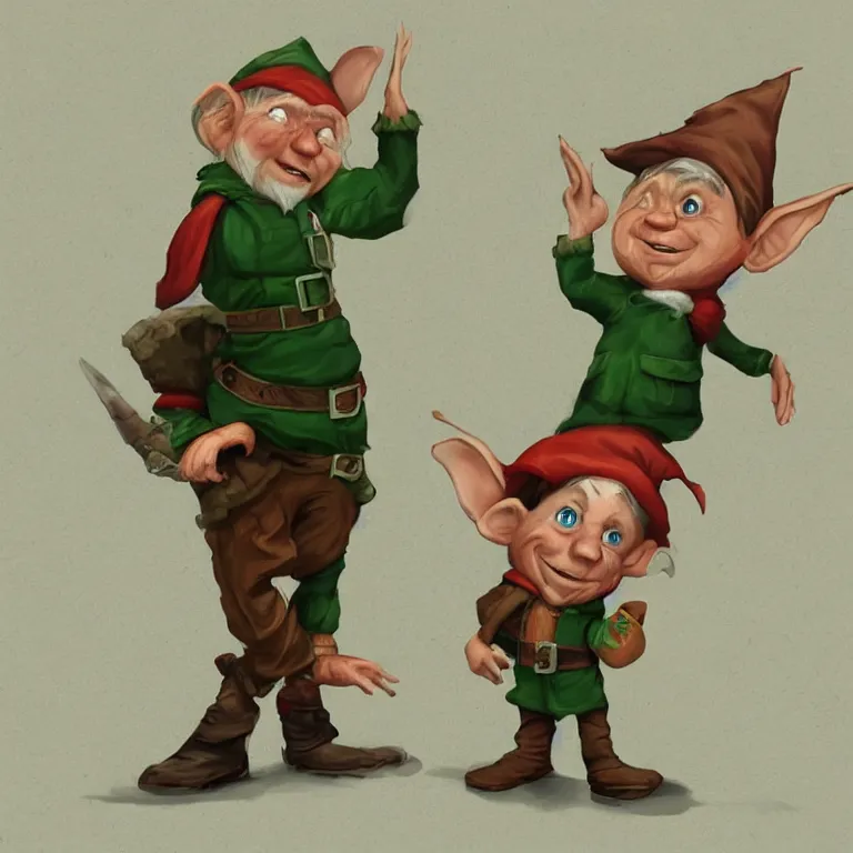 Image similar to Lindsay Graham as the real life Keebler Elf, artstation, highly detailed