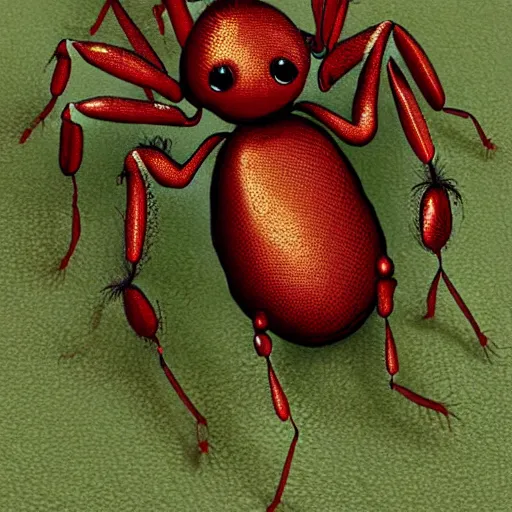 Image similar to ant person