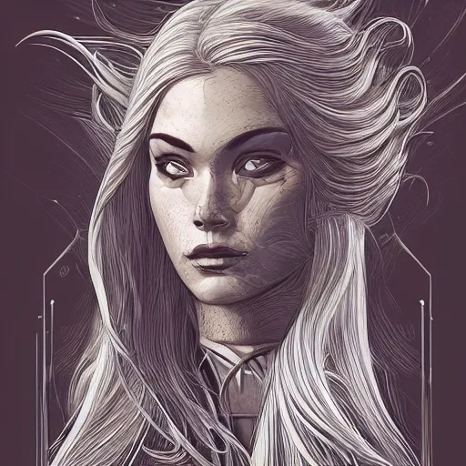 Image similar to gold and silver tones, star wars warrior princess, style of moebius, james jean, mcbess, long glowing ethereal hair, cinematic, highly detailed, award winning, 8 k photorealistic