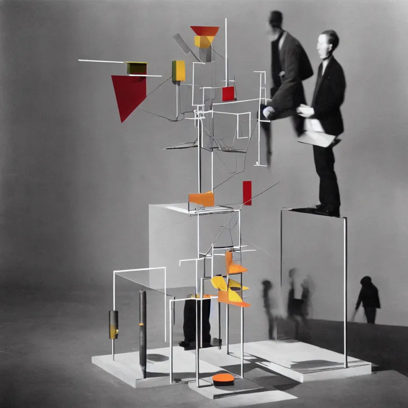 Image similar to a singular impossible quantum readymade chesspiece building machine by Marcel Duchamp on a pedestal, packshot, by Irving Penn, Man Ray, Hito Steyerl, Anish Kapoor, color bleed, light leak, 4k