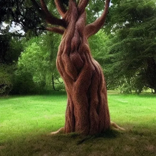 Prompt: tree that looks like a dog