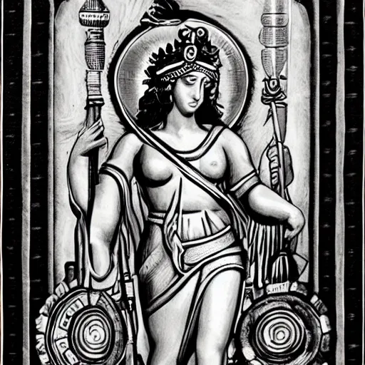 Image similar to the goddess athena