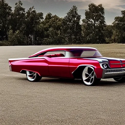 Prompt: chevy belair concept car for 2 0 2 5