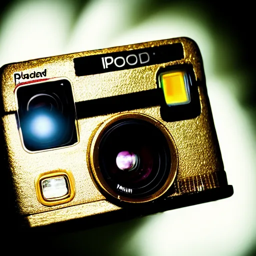 Prompt: polaroid photo, flash photography, gold time, cold time, night photo, amateur photography