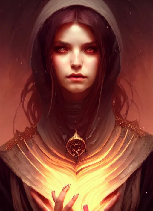 Image similar to a beautiful cinematic female Necromancer Sorceress, fantasy landscape, fantasy magic, undercut hairstyle, dark light night, intricate, elegant, sharp focus, illustration, highly detailed, digital painting, concept art, matte, art by WLOP and Artgerm and Greg Rutkowski and Alphonse Mucha, masterpiece