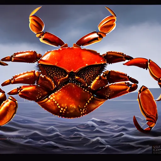 Prompt: obama crab, intricate, highly detailed, digital painting, artstation, concept art, smooth, sharp focus, illustration, unreal engine 5, 8 k