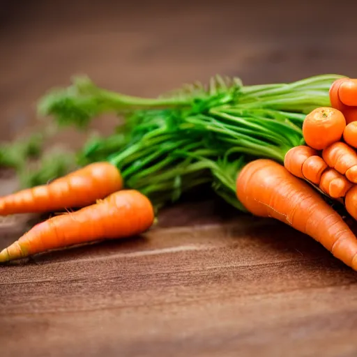 Prompt: high quality presentation photo of a golden carrot, photography 4k, f1.8 anamorphic, bokeh, 4k, Canon, Nikon