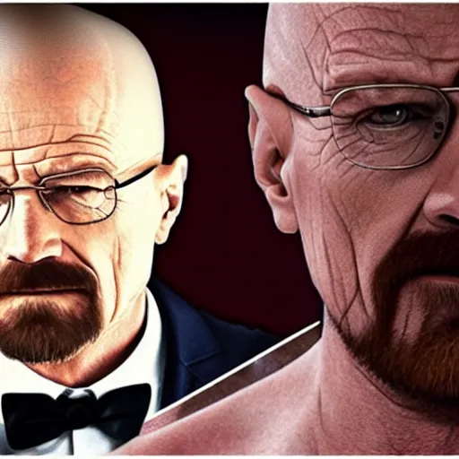 Image similar to walter white as gigachad