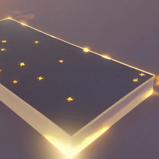 Prompt: a board that is also a star, digital art, octane engine, detailed render, dynamic lighting, 4 k