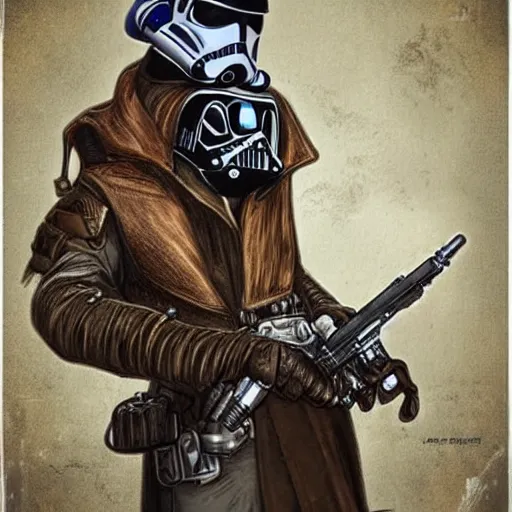 Image similar to star wars, steampunk.