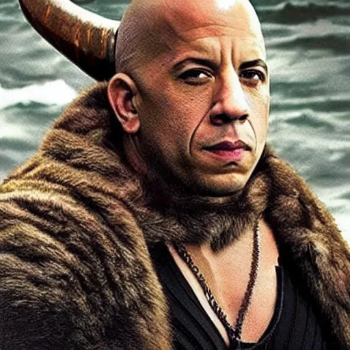 Image similar to vin diesel as a viking