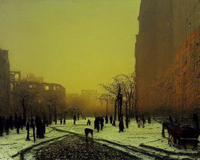 Image similar to Cairo winter by John Atkinson Grimshaw