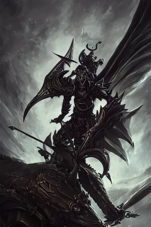 Prompt: portrait of humanoid mosquito resembling a knight in black armor with dragonfly wings on its back, league of legends splash art, castlevania, hearthstone splash art, full body shot, rule of thirds, ultrafine hyperrealistic detailed face, artgerm, horror setting, greg rutkowski, trending on artstation, 8 k, intricately detailed, highly detailed