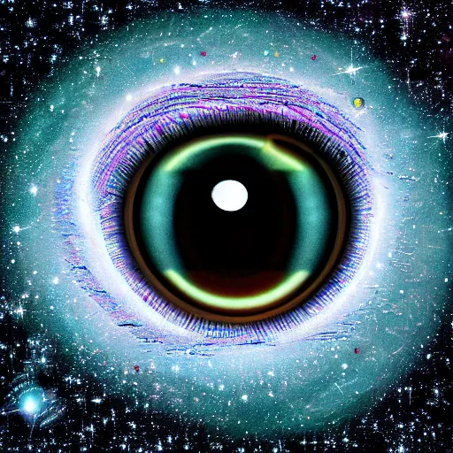 Prompt: galactic surreal eye - n 4