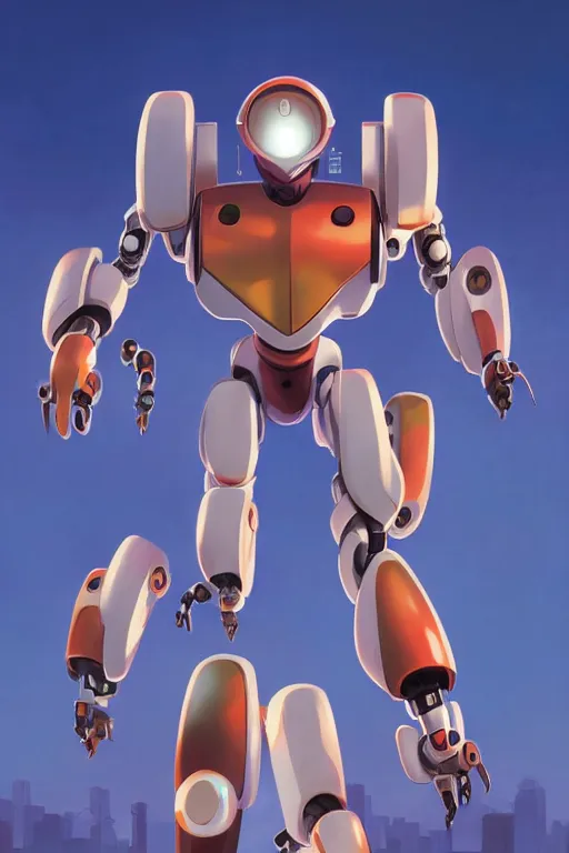 Image similar to metabots medabots medarotto medarot robot minimalist comics, behance hd by jesper ejsing, by rhads, makoto shinkai and lois van baarle, ilya kuvshinov, rossdraws global illumination ray tracing hdr radiating a glowing aura