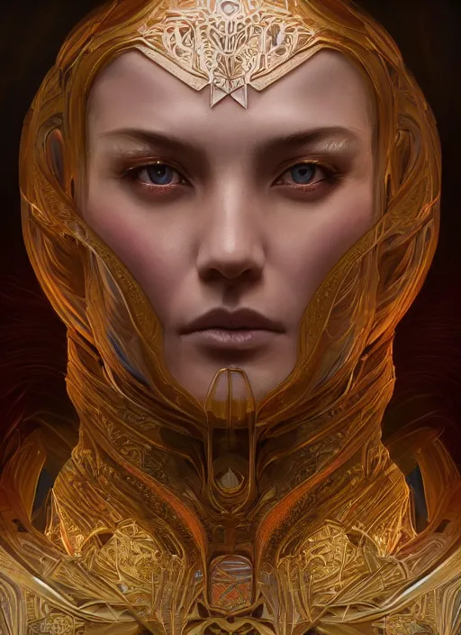 Image similar to symmetry!! shang tsung, machine parts embedded into face, intricate, elegant, highly detailed, digital painting, artstation, concept art, smooth, sharp focus, illustration, art by artgerm and greg rutkowski and alphonse mucha, 8 k