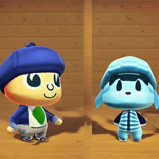 Image similar to drake the rapper in the style of animal crossing, 3 d render