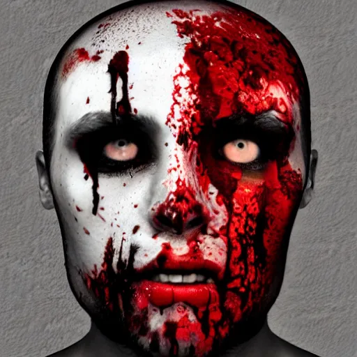 Image similar to bloody face