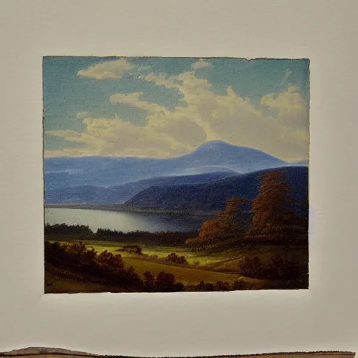 Prompt: Norrlandsskog, in the style of Hudson River School of Arts