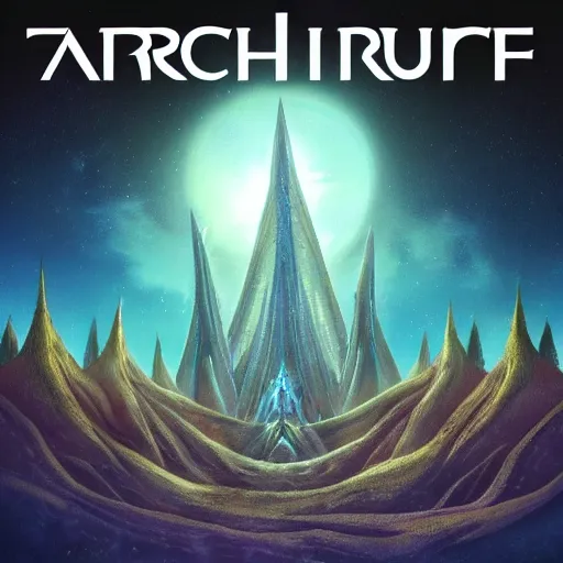 Image similar to cover art for an Archspire album