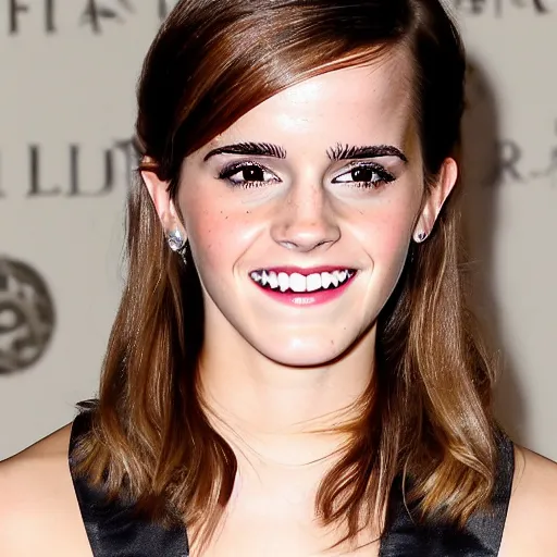 Image similar to Emma Watson smiling