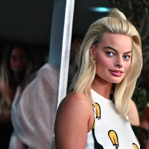 Image similar to margot robbie as barbie