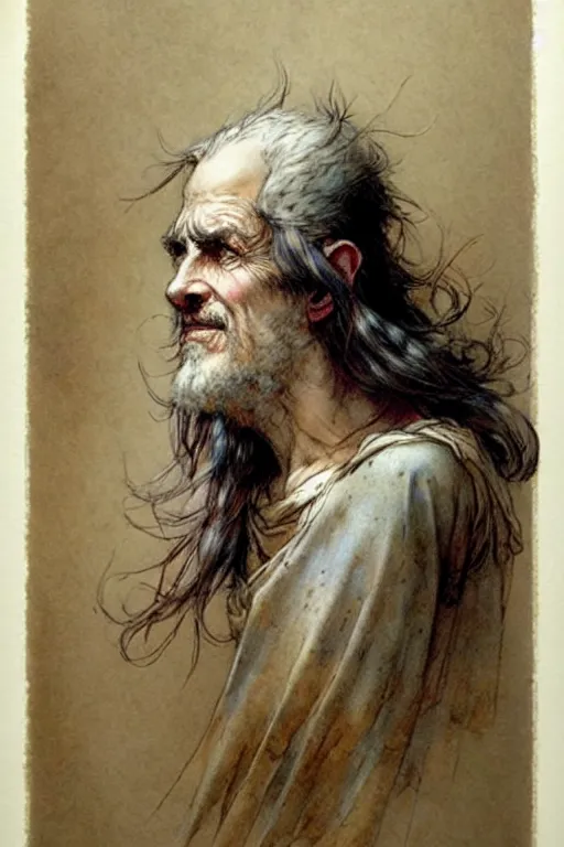 Prompt: (((((bible rich young ruler . muted colors.))))) by Jean-Baptiste Monge !!!!!!!!!!!!!!!!!!!!!!!!!!!
