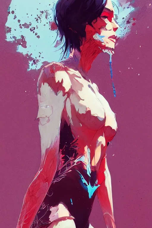 Image similar to a ultra detailed beautiful panting of a stylish monster, by conrad roset, greg rutkowski and makoto shinkai, trending on artstation