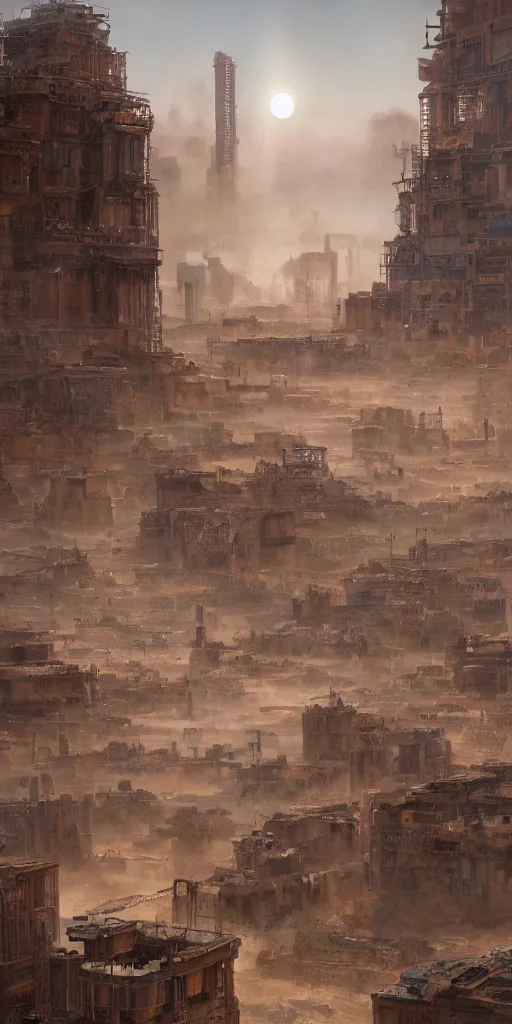 Image similar to Dreamt in 127.59s for !dream ' an Afro futuristic metropolis made out of colored gigantic mud structures in the desert !city background, ethereal, realistic,, Lawrence Alma-Tadema, James Jean, oozium, peter morbacher, angelarium, alchemy, luxury, heavenly light, Soft illumination, Trending on artstation, Cinematic Lighting, very detailed, 3D, octane render, artgerm'