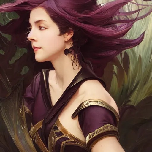 Prompt: A Female Character From the series Arcane, League of Legends, elegant, highly detailed, digital painting, artstation, concept art, smooth, sharp focus, illustration, ArtStation, art by artgerm and greg rutkowski and alphonse mucha and J. C. Leyendecker and Edmund Blair Leighton and Katsuhiro Otomo and Geof Darrow and Phil hale and Ashley wood and Ilya repin and Charlie Bowater