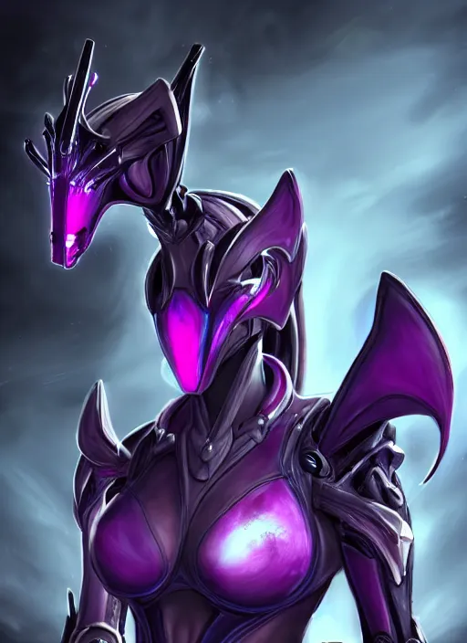 Image similar to cinematic goddess close shot, galactic sized proportional stunning beautiful hot female warframe, sleek mecha female dragon head, metal ears, led purple eyes, smooth fuschia skin, smooth silver armor, floating in space, holding a galaxy, epic proportions, epic size, epic scale, furry art, dragon art, giantess art, warframe fanart, furaffinity, octane