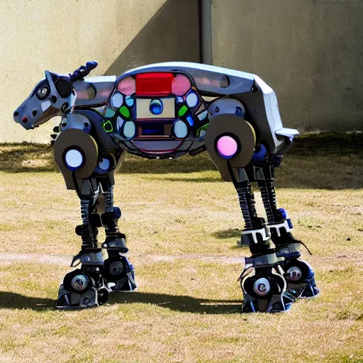 Image similar to robot horse by boston dynamics