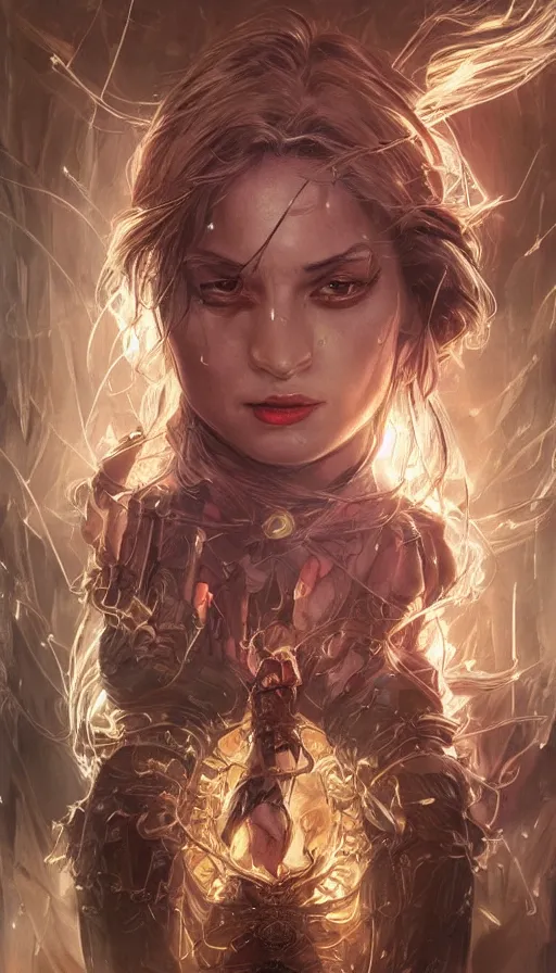 Image similar to furious gorgeous woman, lord of the rings, cyberpunk, neon, fibonacci, sweat drops, insane, intricate, highly detailed, digital painting, artstation, concept art, smooth, sharp focus, illustration, Unreal Engine 5, 8K, art by artgerm and greg rutkowski and alphonse mucha