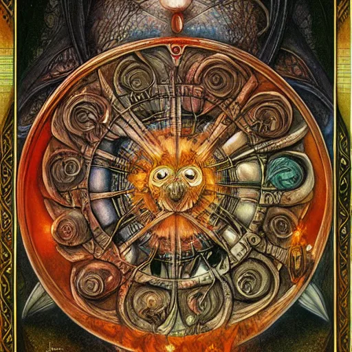 Image similar to detailed and sharp cancer artwork, mystic style, detailed, 8 k, detailed, symmetrical, by brian froud