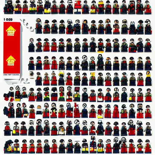 Image similar to karl marx in lego style