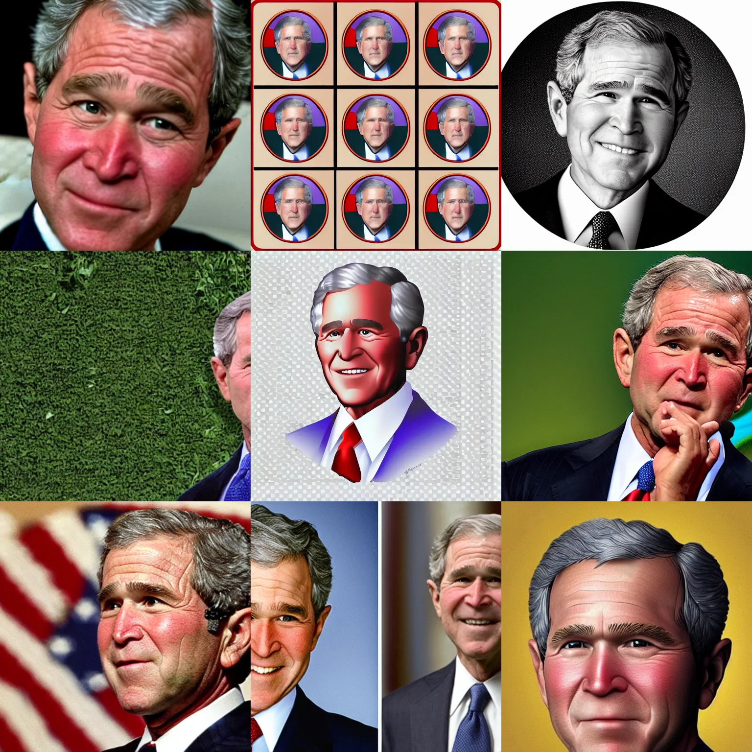 Prompt: george w bush emoji