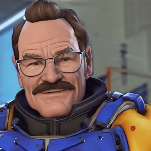 Image similar to Brian Cranston in Overwatch