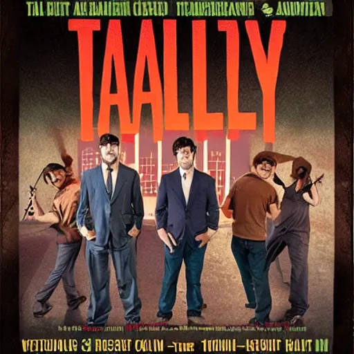 Prompt: tally hall band, movie poster