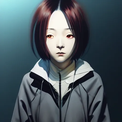 Image similar to lain iwakura, serial experiments : lain. highly detailed, digital painting, artstation, concept art, illustration, by ken saito, siwoo kim, anna podedworna, magdalena radziej,