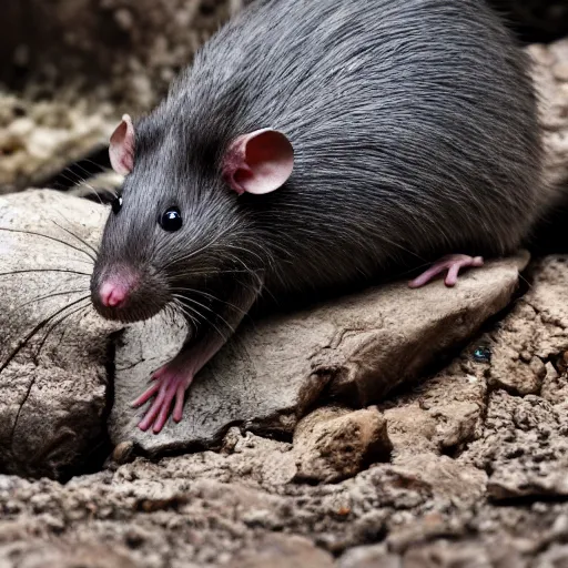 Prompt: 8 k uhd human rats, sewer, animals, bizzare, weird, endangered, highly details content