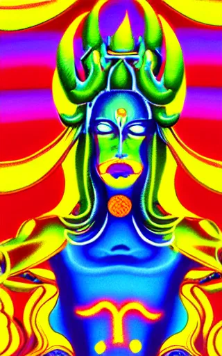 Image similar to kali yuga, iphone wallpaper, by tadanori yokoo