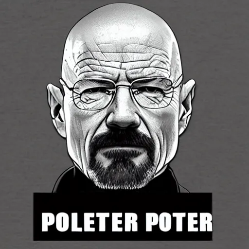 Prompt: walter white pogging