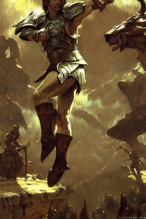 Image similar to skyrim, painting by gaston bussiere, craig mullins, j. c. leyendecker, edgar degas