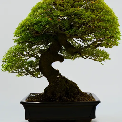 Image similar to photo of a kokedama momiji bonsai, plant, beautiful, high detail, bright, cinematic,