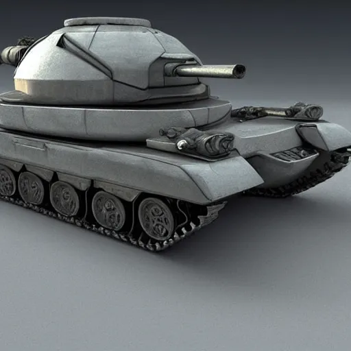 Image similar to a futuristic tank design