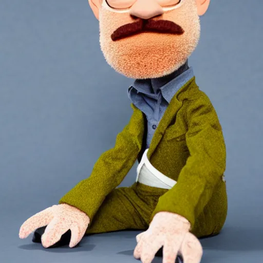 Image similar to walter white as a muppet